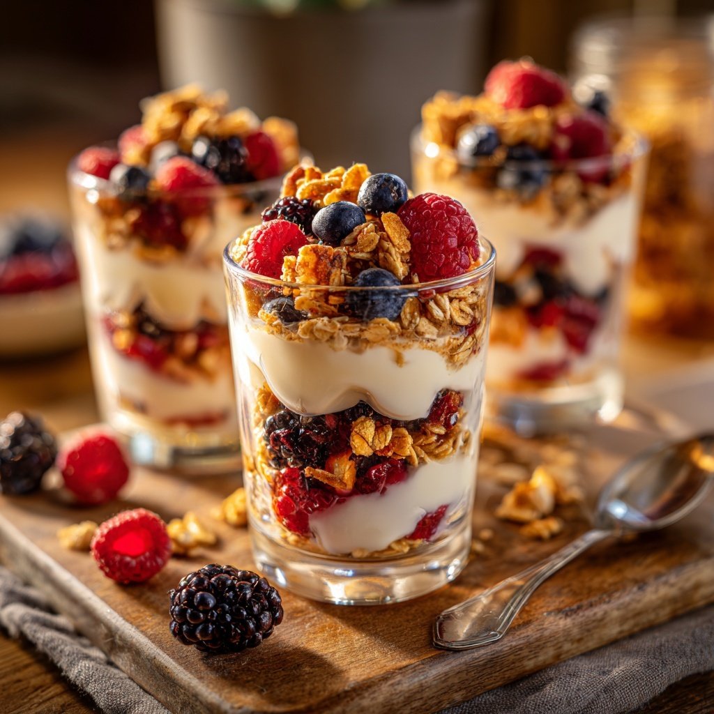 Mini Fruit and Yogurt Parfaits