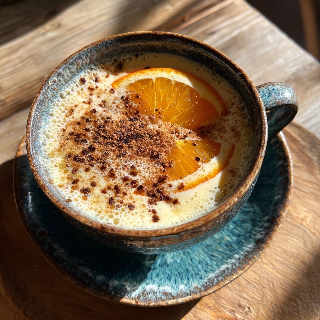 Veganer Eierpunsch mit Sojamilch