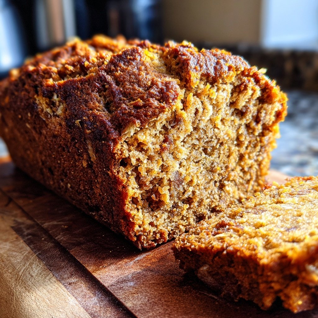 Klassisches Bananen Haferbrot