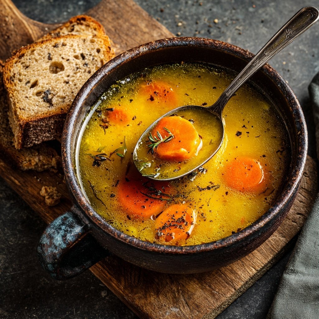 Möhren Ingwer Suppe wärmend