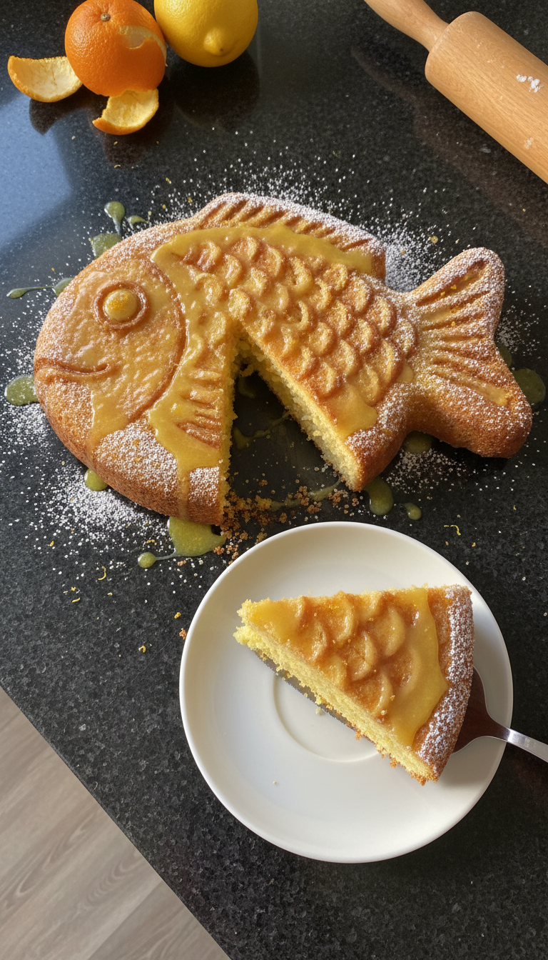 Zitrus Aroma Kuchen Fisch Sternzeichen