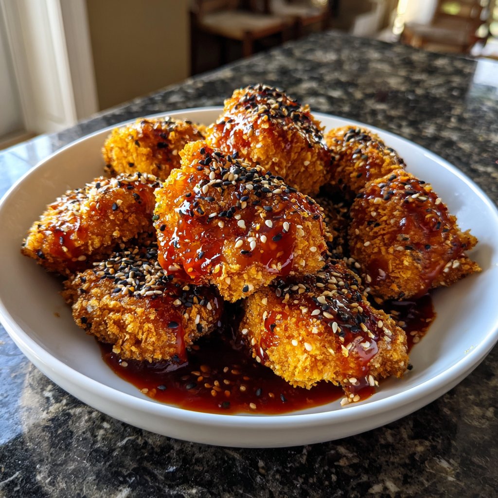 Bang Bang Hähnchen Nuggets würzig heiß