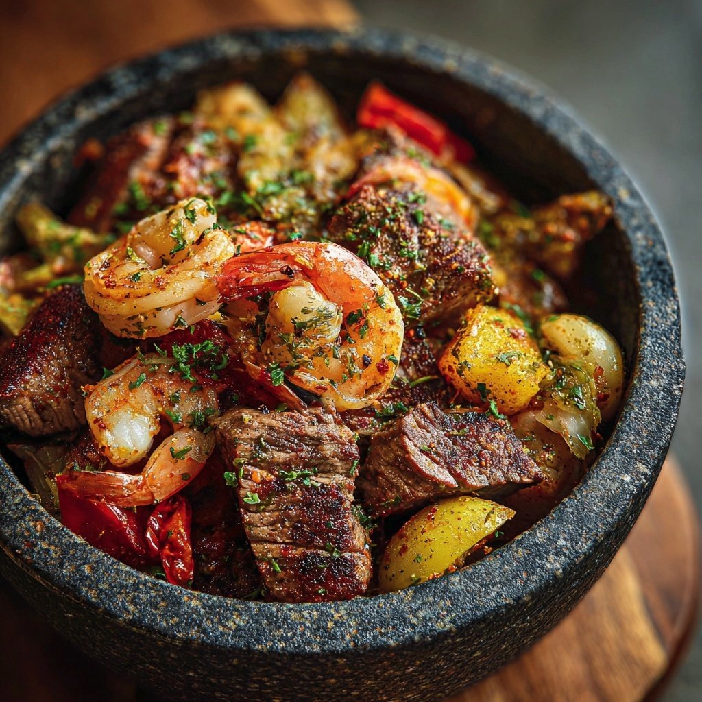Meeresfrüchte Surf and Turf Bowl