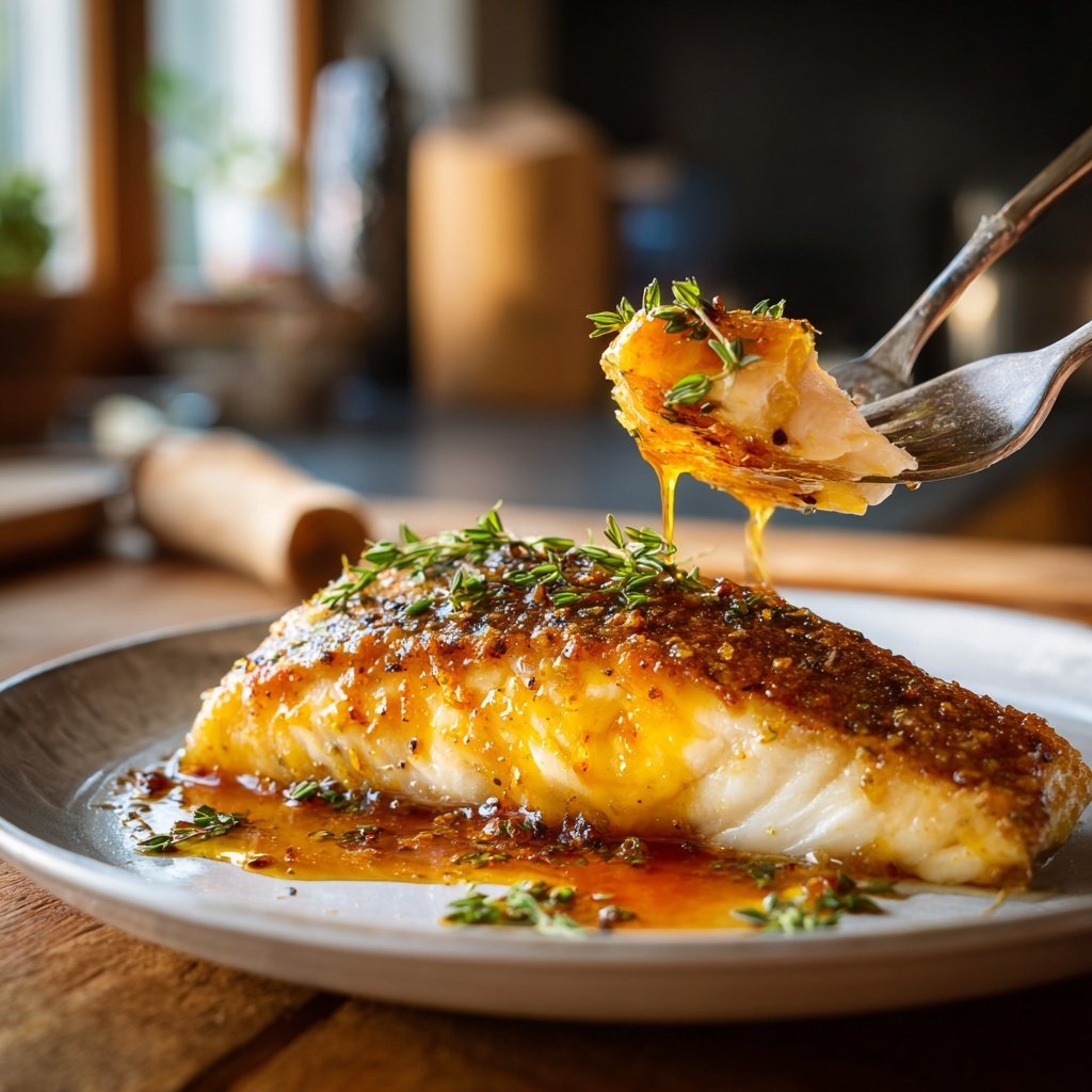 Zitrusglasierter Lachsfilet-Teller