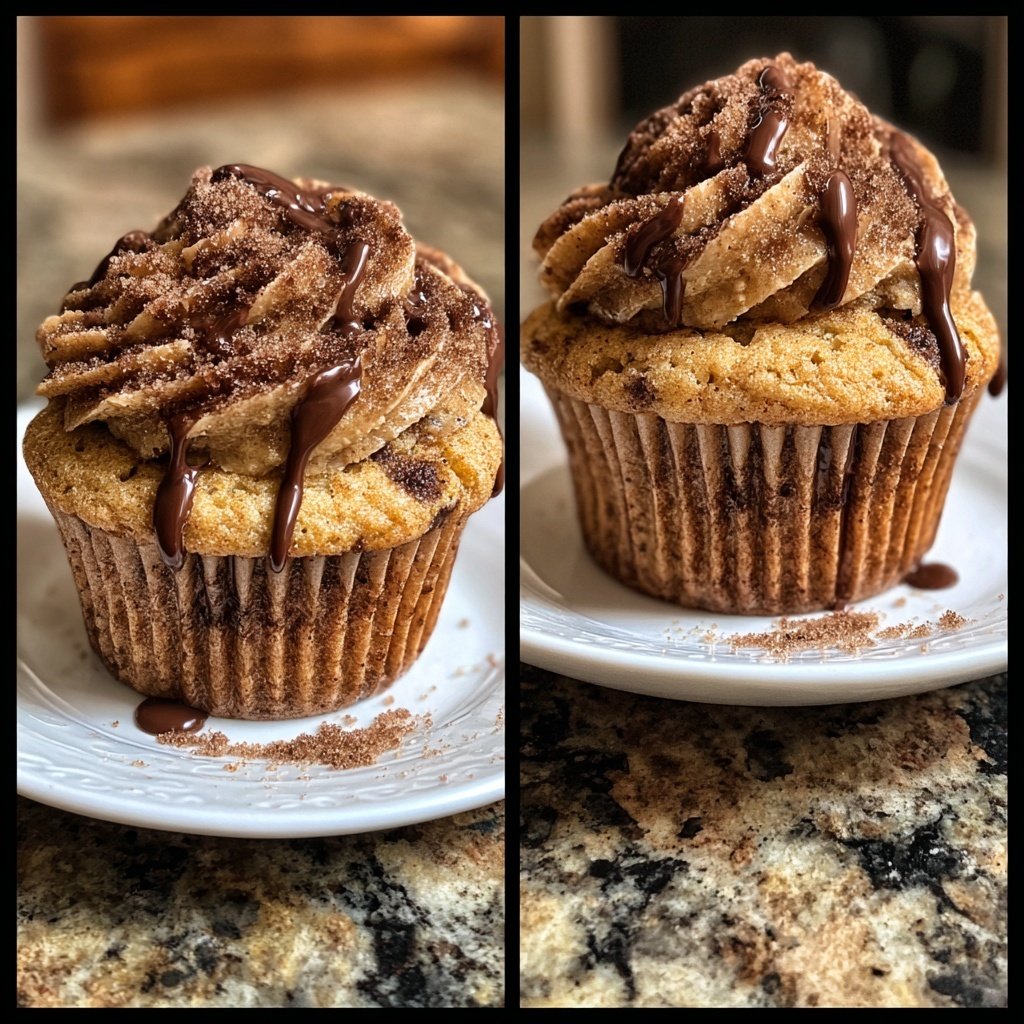 Schoko Snickerdoodle Cupcakes