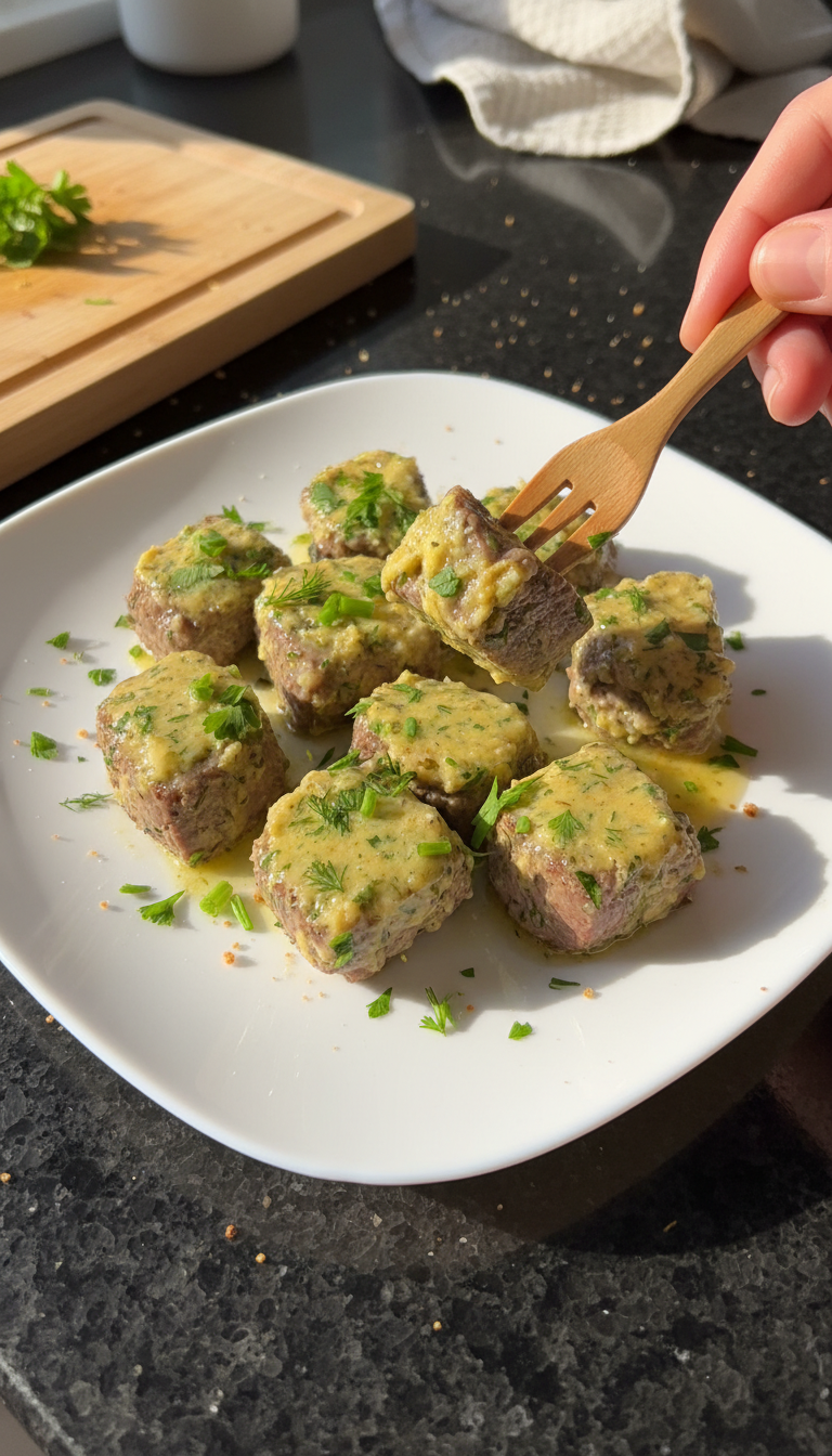 Kräuterbutter Filet Mignon Häppchen​