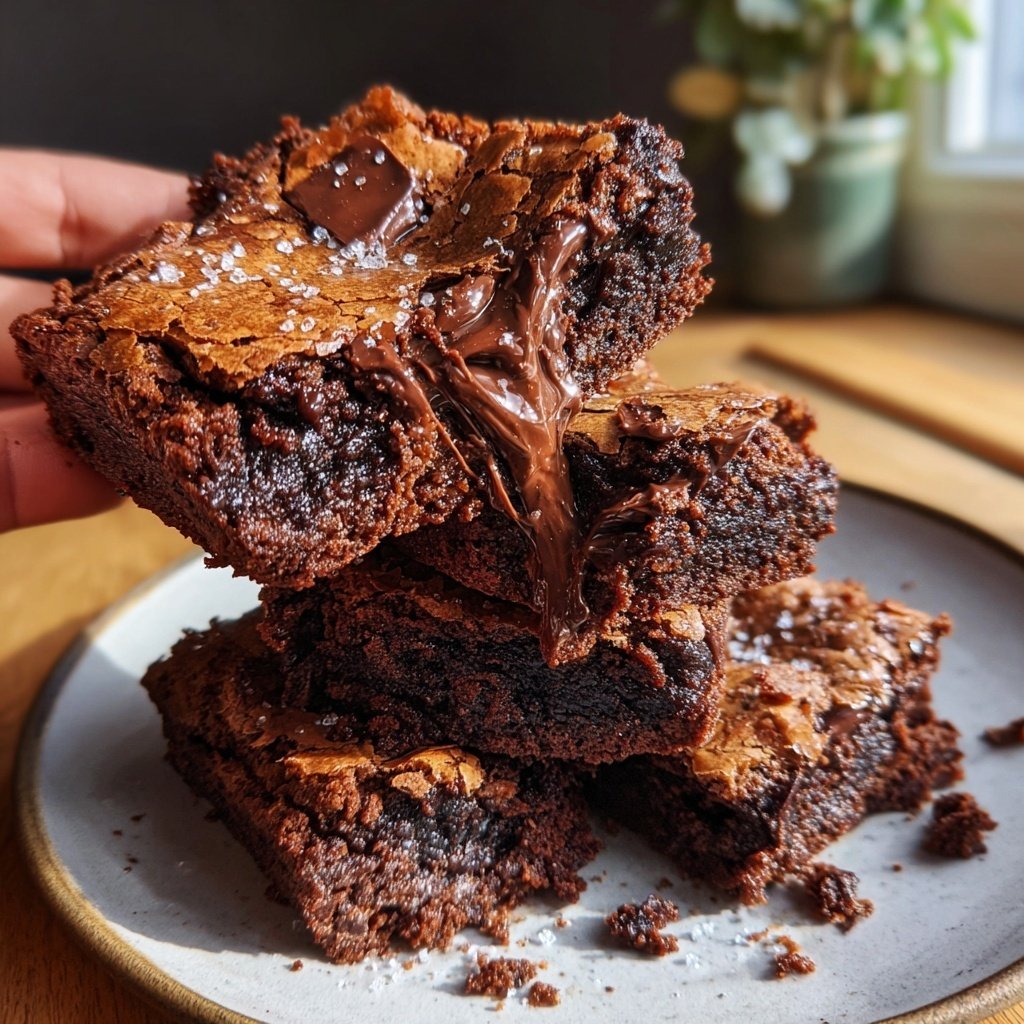 Zäher Sauerteig Abfall Brownies Rezept