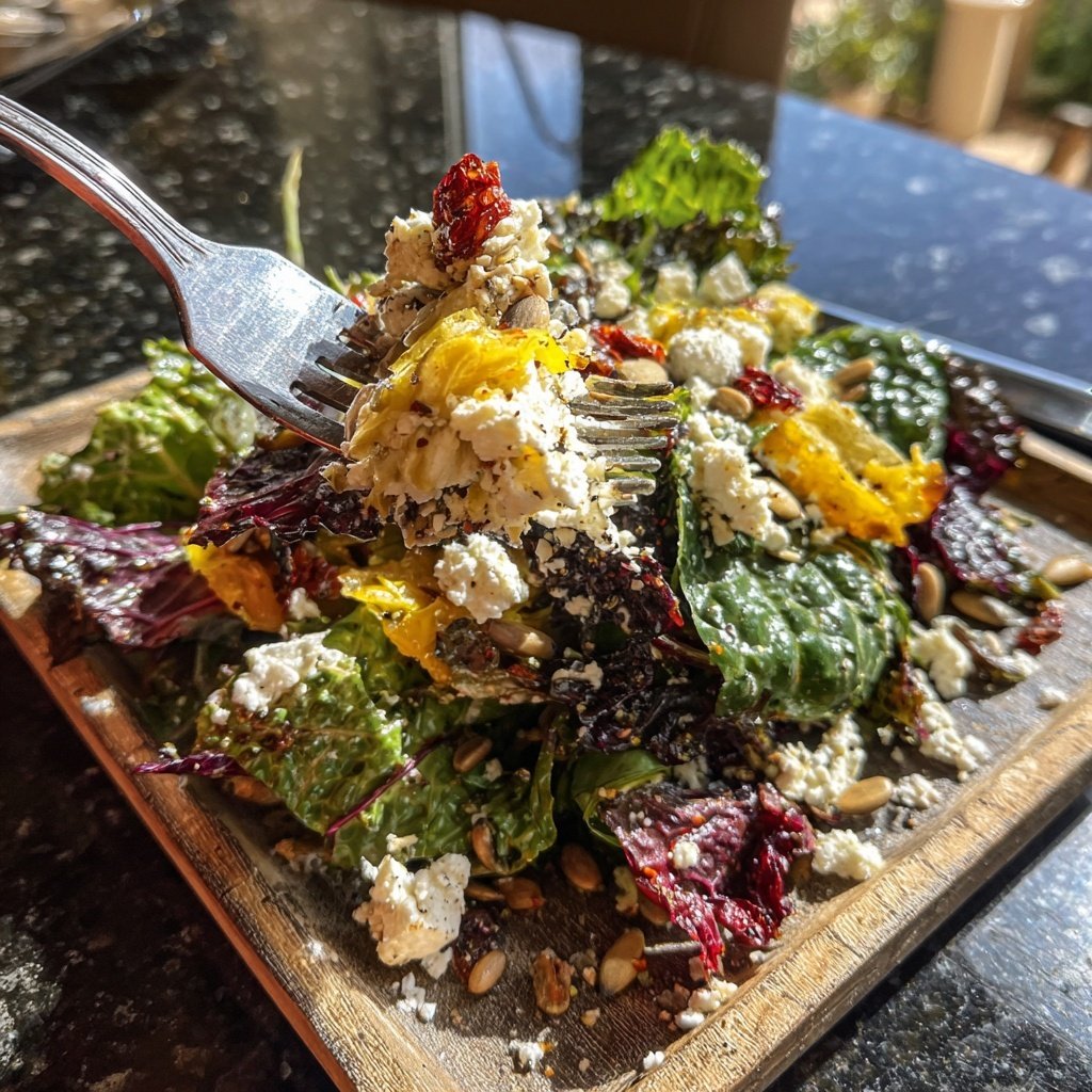 Wirsing Feta Sonnenblumenkern Salat