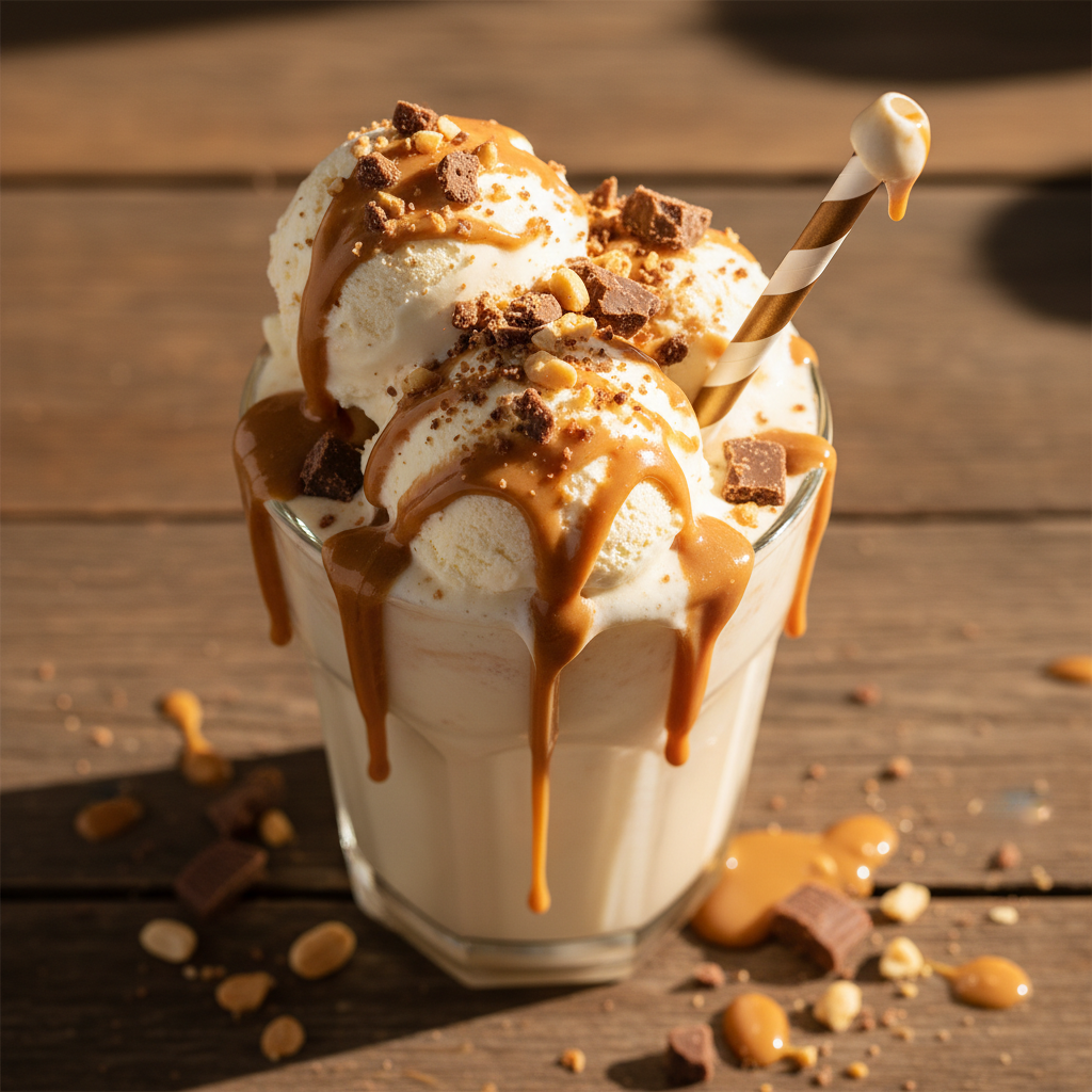 Vanille Reese’s Milchshake
