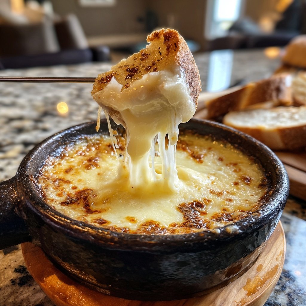 Klassisches Schweizer Käse Fondue