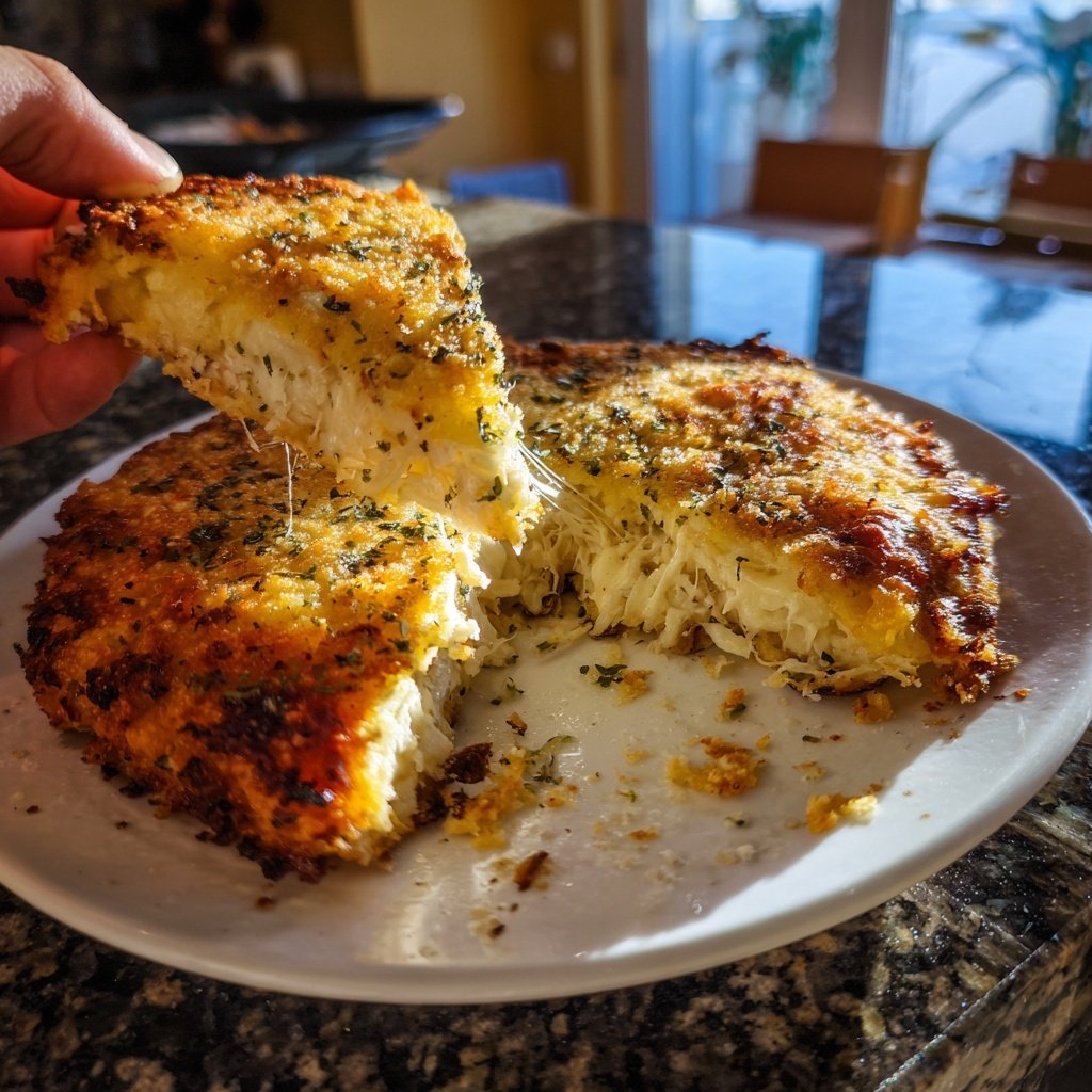 Parmesan Kruste Gebackener Fisch