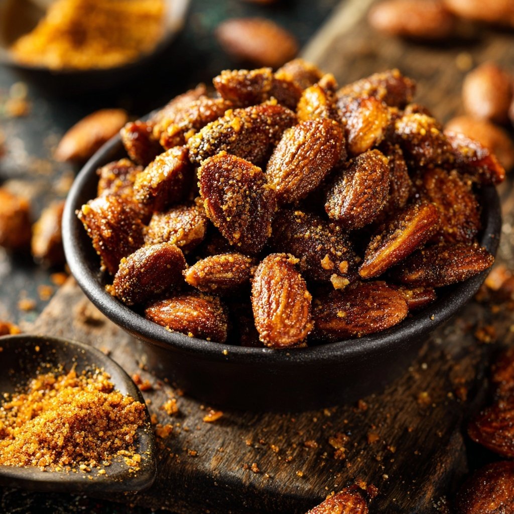 Gebrannte Mandeln mit Spekulatius-Gewürz