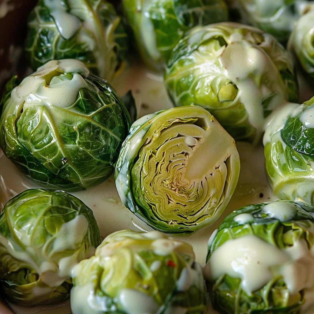 Cremiger Winter-Rosenkohl