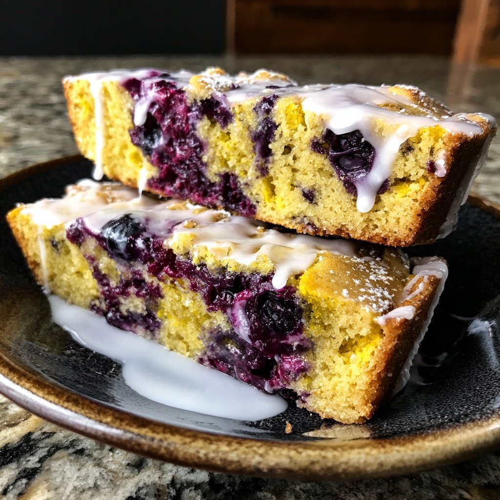 Zitrone Blaubeeren Sauerteig mit Biscotti Kruste
