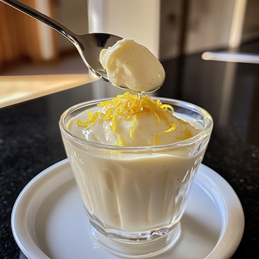 Meyer Zitronen Panna Cotta